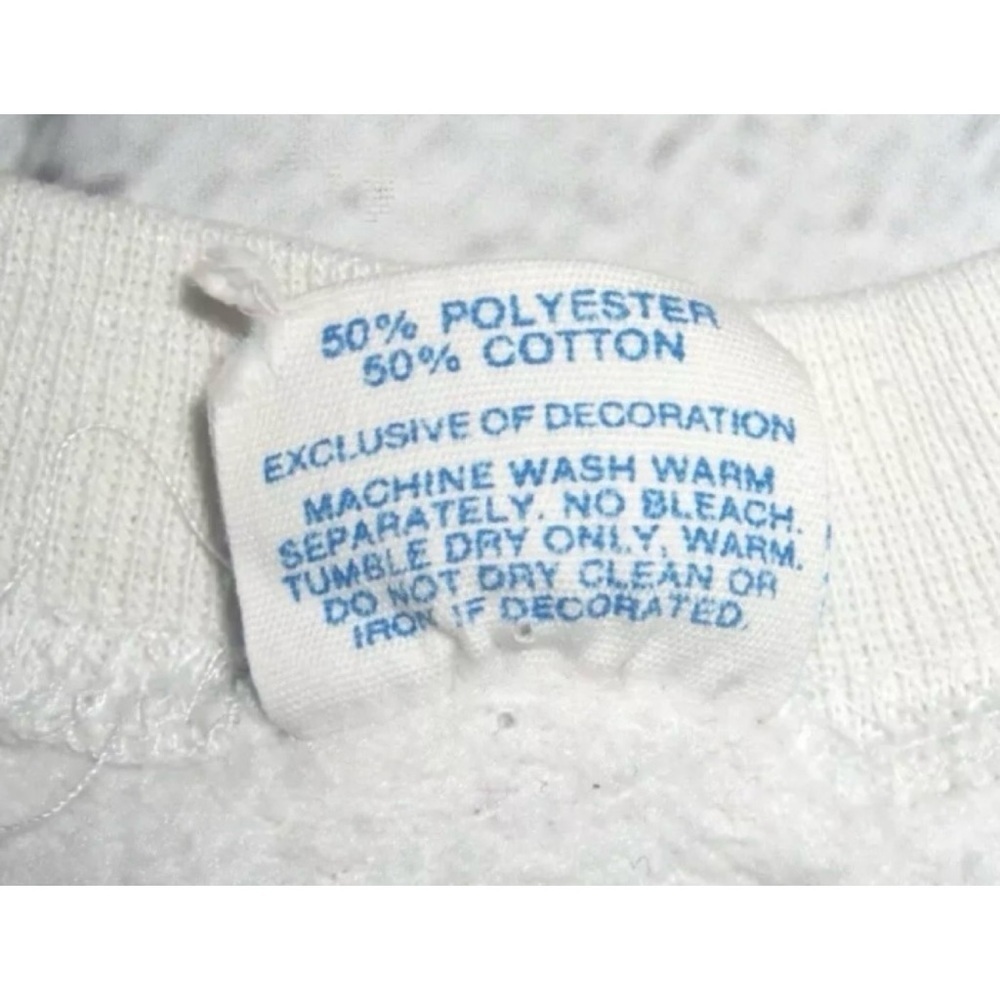 Vintage Mickey Mouse Sweatshirt Disney 70s Kidcore Kawaii Disneyland Retro White - Picture 12 of 13